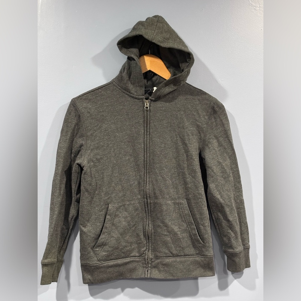 Set Of 2 Hoodies For Kids Size 10-12 Years One Gray And Other Orange